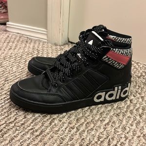 Adidas Hard Court HIgh J 'Transmission’ Pack Black. Like new.